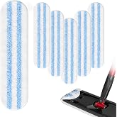 Wosyoodo 6 x Replacement for Vileda H2PrO Mop, Machine Washable Microfibre Cloths, Reusable, Suitable for All Hard Floors