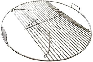 JX Grille de cuisson en acier inoxydable de 54,5 cm - Pour barbecue sphérique Weber One-Touch, Performer, Master-Touch - Pliable