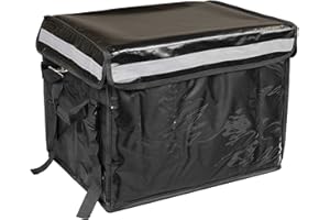 Bike It Motorcycle Insulated Thermo-Box Food Pizza Delivery Box with Fitting Kit