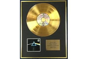 CENTURY MUSIC AWARDS Disco d’oro di Dark Side of the Moon dei Pink Floyd, 24 carati, edizione limitata esclusiva