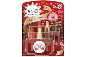 Katsy Style 3Volution Air Freshener Plug-In Refill 2x20ML - Spiced Apple - 3 Alternating Scents to Fight Odours