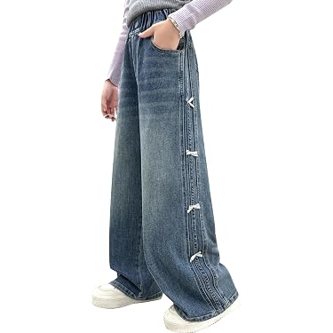 Pantaloni Lunghi A Gamba Svasata Per Bambine E Ragazze – Modello Comodo E Alla Moda, Perfetto Per Tutte Le Stagioni