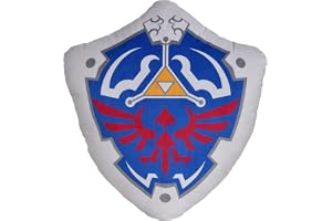 Elbenwald Zelda - Kudde Hylia Shield Design 43 x 47 x 14 cm Baksida Fäste som Hållgrepp Mjuk och mysig Flera färger