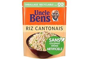 UNCLE BEN'S Riz Cantonais Express 2 Min au Micro-onde/Poêle 250g
