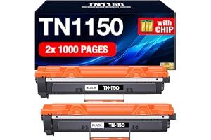 Amaprint TN1150 Toner för Brother DCP-L1640W DCP-L1660W | HL-L1240W DCP-L1640W Tonerkassett ersätter Brother TN-1150 (2 toner)
