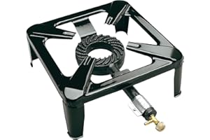 RICEL SUD FORNELLONE NERO A - GAS BOMBOLA - CM 40 X 40 FORNELLO