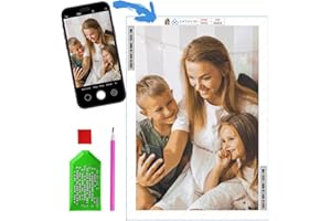 ARTULIO Diamond Painting Personnalisé Prenom- 40x40 cm – Diamant Painting Personnaliser, Perle Diamant Personnalisé (a coller)