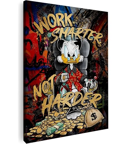 Kunstgestalten24 | Dagobert Skull Pirate Comic Canvas-Image | Canvas