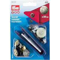 BIG-SAM Hosenknöpfe Set – 20 Stück, 14mm & 17mm, Schwarz, 4-Loch, Kunststoff