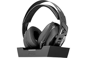 RIG 900 MAX Wireless Bluetooth Gaming Headset for Xbox, PlayStation, Nintendo Switch and PC; Charging Dock; Up to 60 Hours Battery Life; Dolby Atmos Audio 3D, 10-1647-01