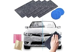 GHYUI Panno Nano Sparkle, 4Pcs Panno Magico, Rimuovi Graffi, Auto Vernice Graffi Riparazione, Rimuovi Graffi Auto Panno,Nano Magic Scratch Remover Panno per Auto, Resistente Riparazioni Graffi