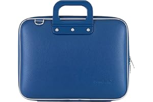 Bombata | Sacoche Pour Ordinateur Portable 13 14 pouces pour MacBook Air 13” M1 et M2, MacBook Pro 13/14, Surface Book 13,5, HP Dell Asus - Sac Impermeable | Design Made in Italy | Cuir Synthétique