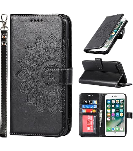 TUCCH Custodia per iPhone 11 Pro, Cover in Pelle Sintetica Antiurto agnetica Chiusura