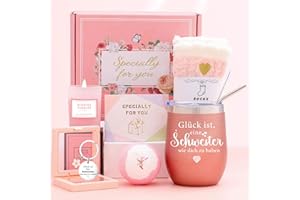 YUNNOEND Schwester Geschenk，Geschenk Schwester Geburtstag，Geschenk für Schwester，Weihnachtsgeschenke für Schwestern，Geburtstagsgeschenkset für die Schwester