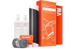 Luxshield Film Protection Seuil de Coffre Voiture pour VW T6 I 2015-2024 Pare Choc Arriere - Carbonique