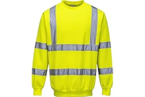 ‎PORTWEST PORTWEST Warnschutz-Pullover, Farbe: Gelb, Größe: XL, B303YERXL