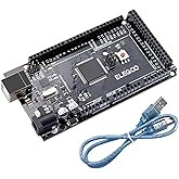 ELEGOO MEGA 2560 R3 Controller Board Compatible with Arduino IDE with USB Cable Black Version