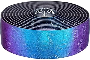 SUPACAZ Bling Tape Oil Slick W/ANO Black Plugs, Unisex Adulto, Multicolor, Estandar