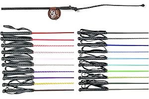 JA Horse Reitgerte Kinderreitgerte Dressurgerte Gerte mit Gummigriff und Handgelenkschlaufe 75/90 / 100 cm (75 cm, schwarz)