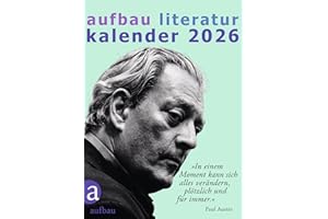 Aufbau Literatur Kalender 2026: 59. Jahrgang