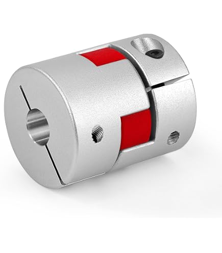 Raccord D'Accouplement 6mm à 8mm Pour Arbre Moteur - Ton Or - Marque Uxcell - Kit Avec Vis Et L Bar - Neuf