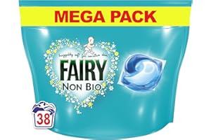 Fairy Non Bio PODS® Washing Liquid Capsules, For Sensitive Skin, 38 Washes