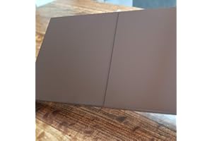 ALUCOULEUR Bandeau de Rive Alu Marron RAL 8014 - épaisseur 1,5 mm - 15 tailles -Retour 3 cm x (Hauteur 15 cm)