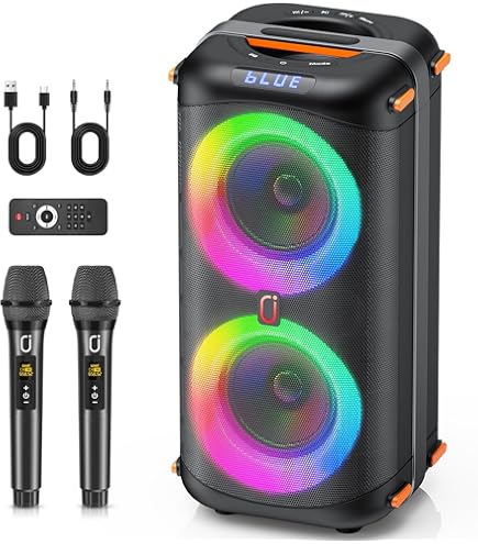 Yoto Player IDance Cyclone 400x Bluetooth Party Speaker With Disco