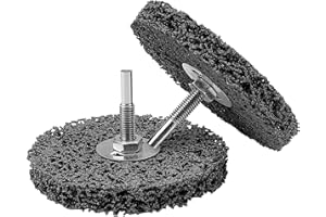 NuoDunco Grinding Discs 2Pcs 4 Inch Nylon Discs Stripping Wheel, Rust Removal Grinding Disc for Clean Welds Paint Rust Removal Sanding Polishing