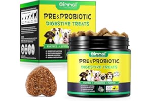 JCZQDRPC Probiotische Kausnacks für die Verdauung, 120 Stück Hunde Probiotika als Leckerli(Entenaroma 120PCS), Empfindliche Bäuche, Wachsartige und Juckende Ohren (300g)