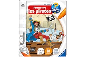 Ravensburger - tiptoi® - Livre interactif - Je découvre les pirates- Jeu éducatif électronique, sans écran - A partir de 4 ans - version française - 13099004