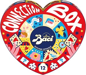 BACI PERUGINA Classico Connection Box Cioccolatini Fondenti ripieni al Gianduia 150g