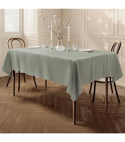 Homescapes Tovaglia Natalizia In Cotone Bianco Con Motivo A Fiocchi Di Neve 95856542