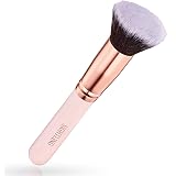 BPTRKOM 3er Set Foundation Pinsel Für Flüssige, Cremige & Pudrige Make-ups - Synthetik, Schwarz