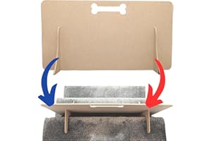 STERZEAL No Drilling Dog Stair Gate, Indoor Dog Gates, Versatile Pet Barrier, Dog Gate for Doorway, Stair Gates for Dogs, Puppy Gate Dog Stopper Dog Guard Dog Barrier Indoor and Stairs (50cm (H) x 65m (W))