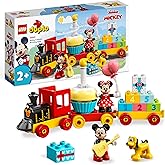 LEGO DUPLO Disney Mickey & Minnie Birthday Train 10941 | Toys for 2+ Year Old Girls & Boys, Educational Set with Number Brick