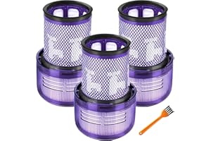 CHUANCHENG Filtr HEPA 971517-01 do Dyson V12 Detect Slim bezprzewodowy odkurzacz części akcesoria, z 1 szczotką