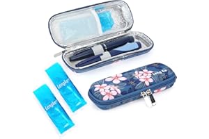 YOUSHARES Nevera Insulina Y7 EVA with Nylon Ice Pack (Magnolia)