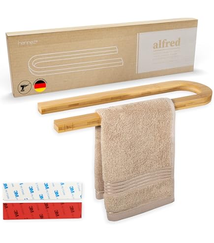 PDGROW® Handtuchhalter ohne Bohren, 4 Stück Wandhaken Selbstklebend