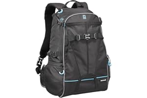 Cullmann Ultralight sports DayPack 300 sac à dos noir appareil photo réflex numérique DSLR vidéo caméscope pour outdoor trekking loisirs voyage avec fonction sling bag ventilation housse de pluie poussière pour Canon EOS 1300D 70D M10 Nikon D3300 D5300 D7200 Sony Alpha 6000 Olympus