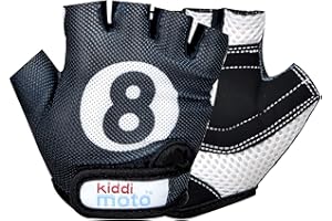 KIDDIMOTO - Gants Vélo pour Enfant de 2 à 8 Ans, Parfaits pour Les Sports de Plein air, Le Cyclisme, la Trottinette| Disponible en différentes Tailles et conceptions