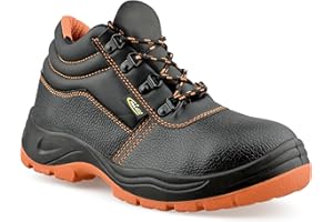 PALLSTAR Viper S3 Zapatos de Seguridad para Hombre S3, Resistentes al Agua, al Aceite y a Altas temperaturas, Antideslizantes, tecnología Reflect, Suela ergonómica Low