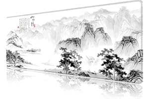 LL-COEUR Wzór duża gamingowa podkładka pod mysz, 1200 x 49 x 0,3 cm, XXL, rozszerzona mata pod klawiaturę, ponadwymiarowa mata ochronna na biurko, 1200 x 500 x 3 mm, krajobraz 2