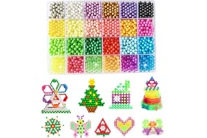 Vytung Perle da Acqua 3600 Perline 24 Colori Fai da Te Perline per Bambini confezione di perle