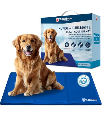 CNMTCCO Piscine Pour Chien 100 Cm – Tapis D’arrosage Pliable, Antidérapant, PVC 0,5 Mm, Pour Jardin Plage Et été