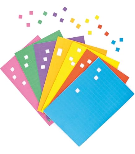Baker Ross EF571 Glitter Mosaic Squares - Pack Of 1950,Self Adhesive - View #5