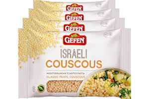 Gefen Israeli Pearl Couscous 1kg (4 Packs of 250g) Mediterranean Toasted Pasta