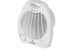 MESKO MS 7719 termowentylator z 2 poziomami mocy 1000 W / 2000 W, zimny powietrze, podwójna funkcja, termostat, zabezpieczenie przed przegrzaniem, ogrzewanie do domu, łazienki, na kemping, do biura
