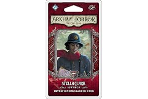 Fantasy Flight Games, Arkham Horror The Card Game: Investigator Starter Deck, Stella Clark Investigator, Card Game, Ages 14+, 1 to 4 Players, 60 to 120 Minutes Playing Time