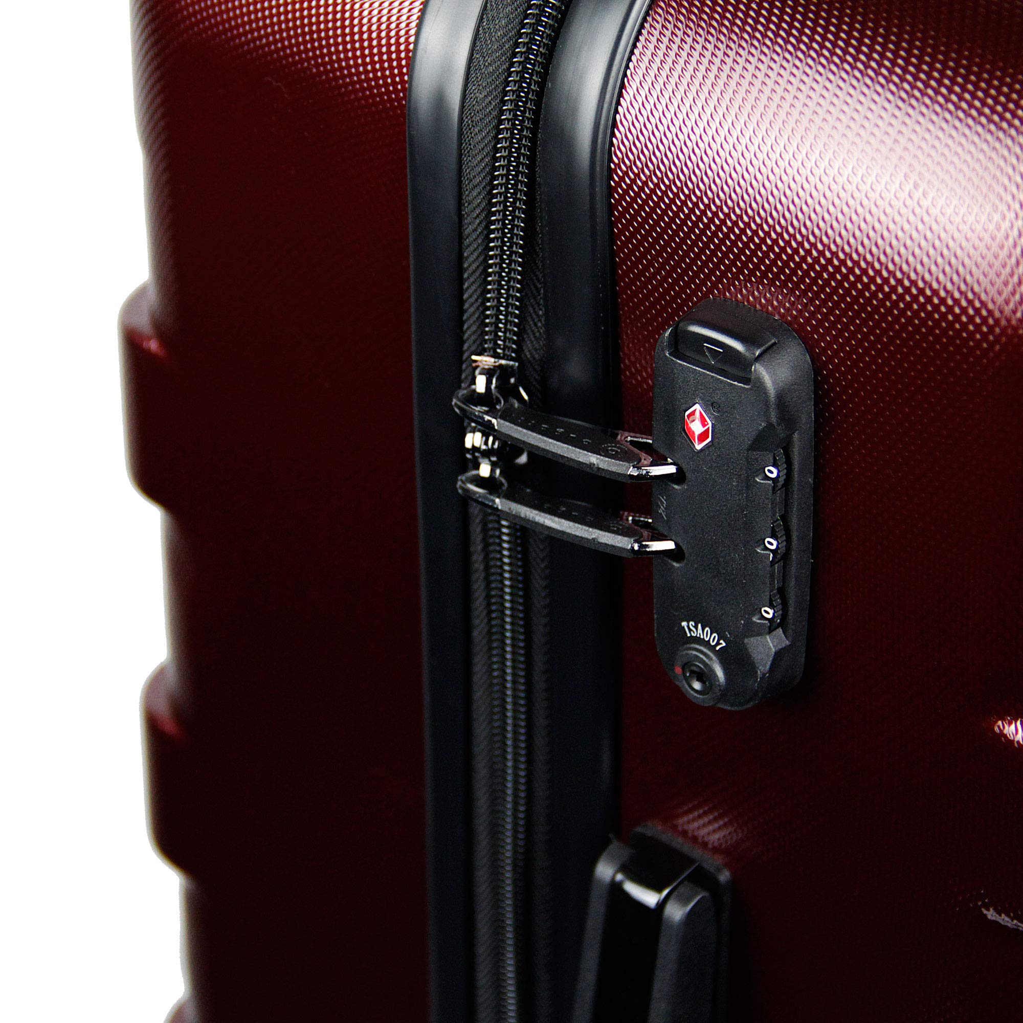Bugatti Galatea harde koffer 66x47x26,5 cm - 65L, 4 wielen met TSA combinatieslot, rood